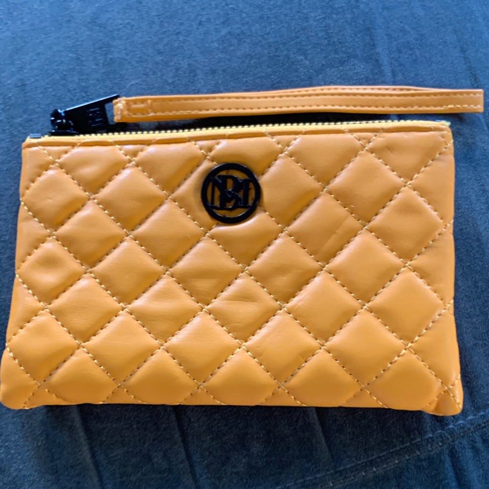 Badgley Mischka Quilted Wristlet